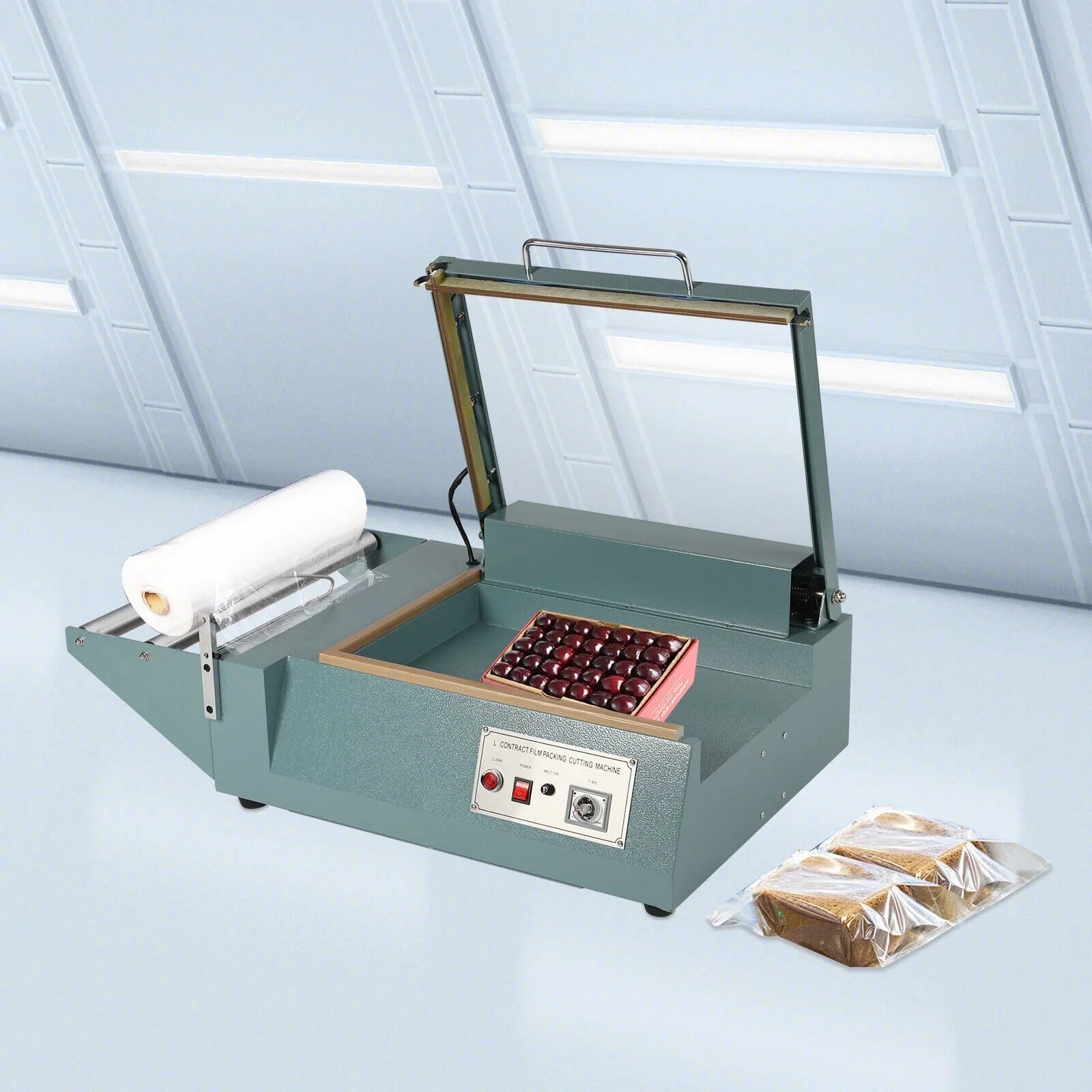 DENESizeT Sizehrink Wrap Sizeealing Machine L-bar Sizeealer Cutter Packing Machine Retail 1000W