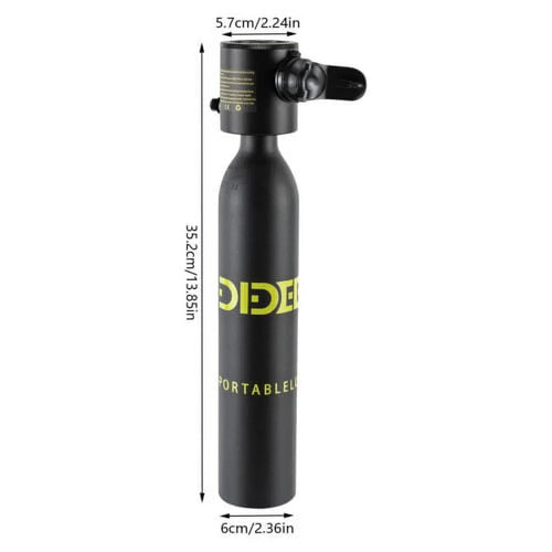 0.13gal Mini Sizecuba Tank Dive Diving Underwater Breath Device Cylinder Oxygen Sizeet