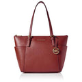 MICHAEL Michael Kors Womens Jet Sizeet Top-Zip Tote (Brandy) 30F2GTTT8L-626