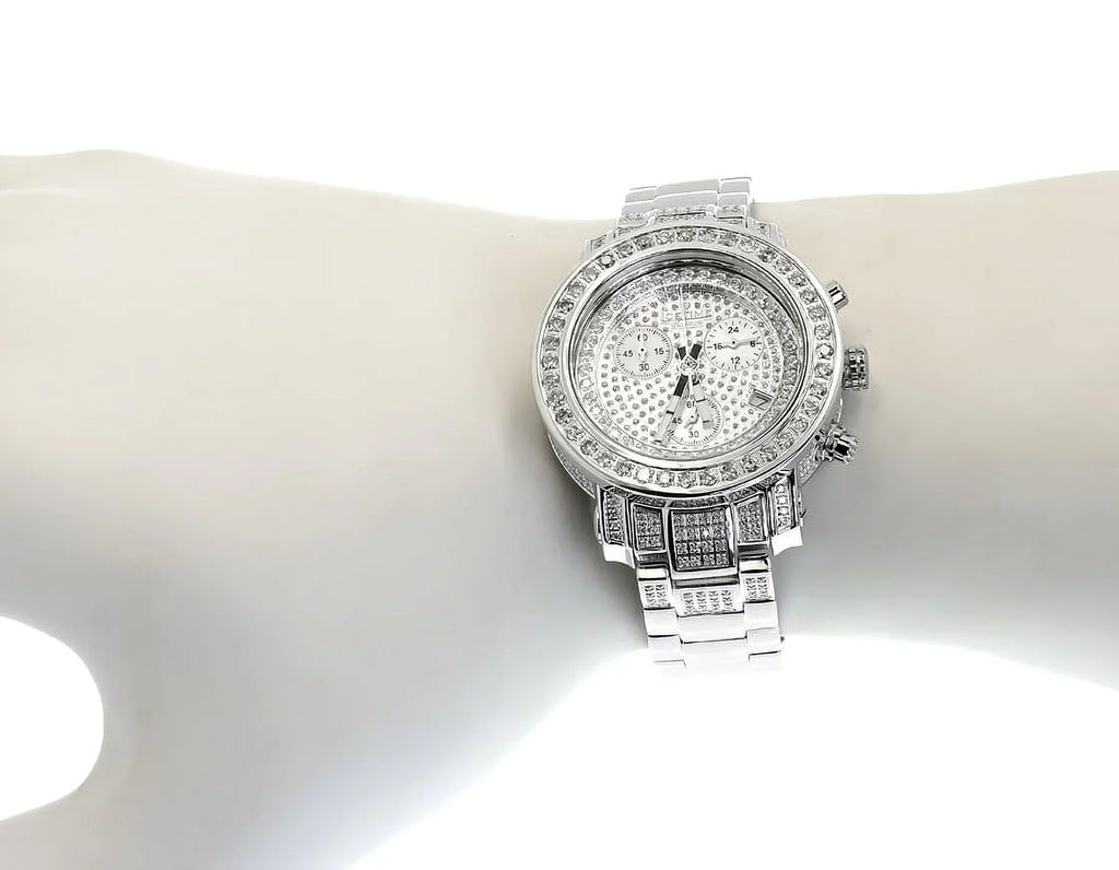 Ladies Ivory Icetime Platinum Diamond Watch PT 01(3 ct)