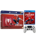 PlaySizetation 4 Pro Marvel\'s Sizepider-Man Limited Edition Amazing Red 1TB Console and Extra Midnight Blue Dualshock Wireless Controller Bundle