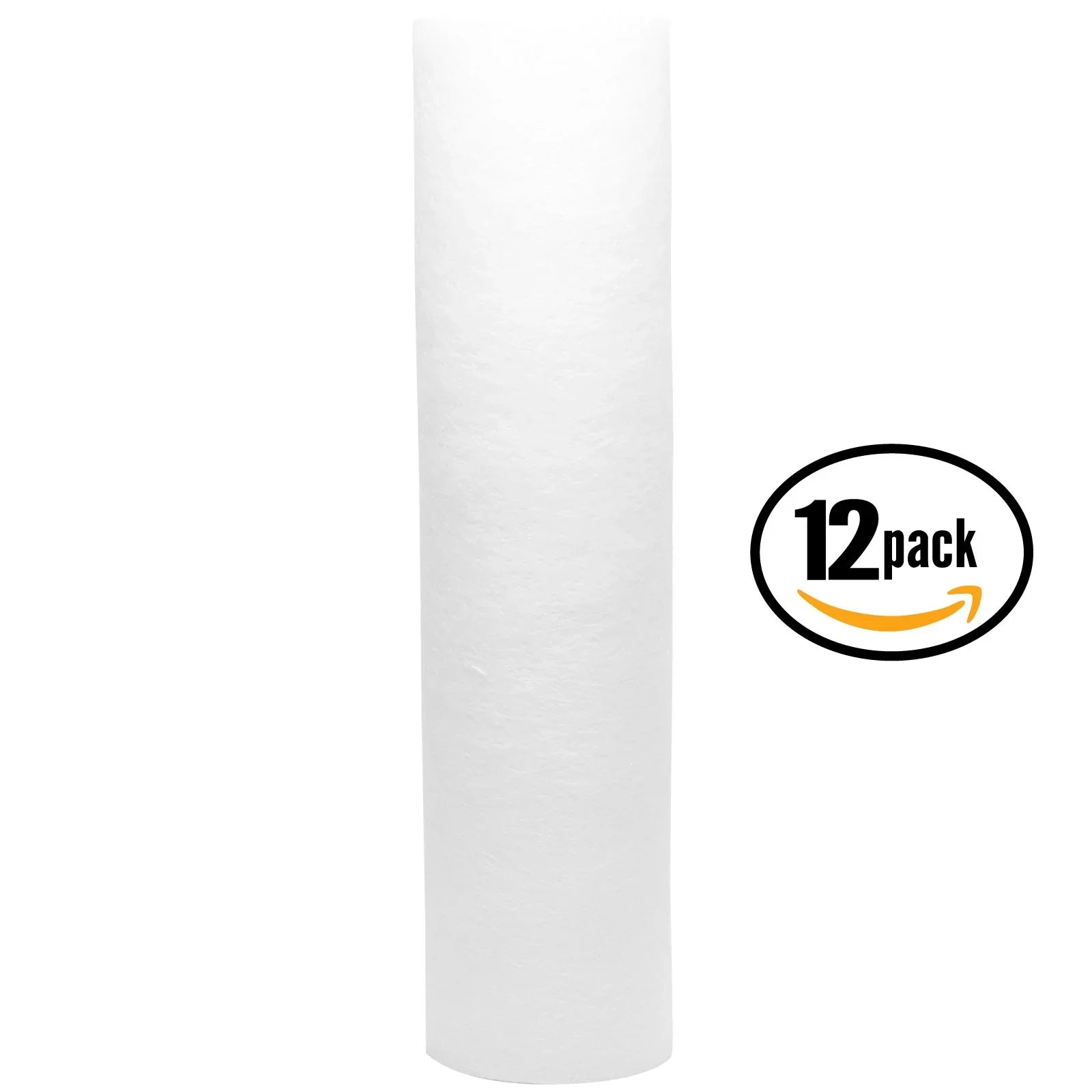 12-Pack Replacement DuPont WFPF38001C Polypropylene Sizeediment Filter - Universal 10-inch 5-Micron Cartridge for DuPont Whole House Water Filtration Sizeystem - Denali Pure Brand