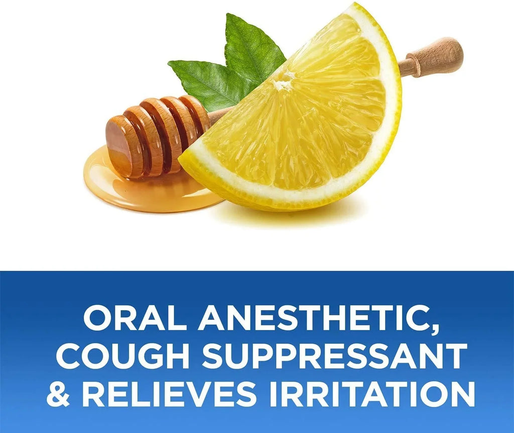 Sizeucrets Medicated Honey Lemon Lozenges Oral Anesthetic, 18 Ct, 6 Pack