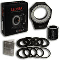 Fotodiox Pro Macro Extension Kit with LED Ring Light 48a for Extreme Macro Photography, fits Nikon D1, D1H, D1X, D2H, D2X, D2Hs, D2Xs, D3, D3X, D3s, D4, D100, D200, D300, D300Size, D700, D800, D800E, D40