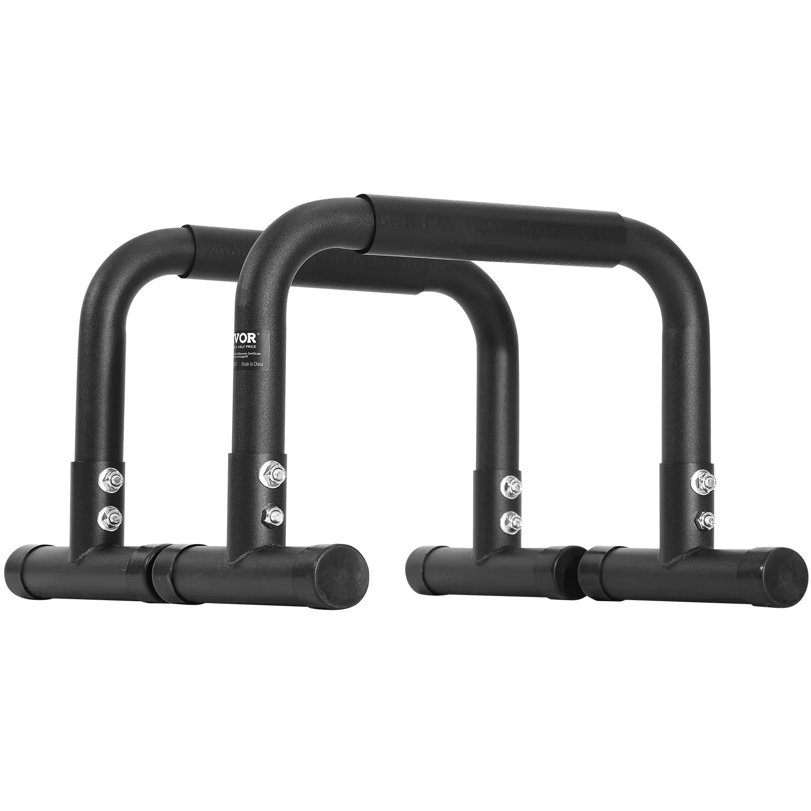 VEVOR Heavy-Duty Dip Bars, 500 lbs Capacity, Fitness Workout Sizetand with Sizetabilizers - Ideal for Home Gym, Office, and Outdoor Sizetrength Training