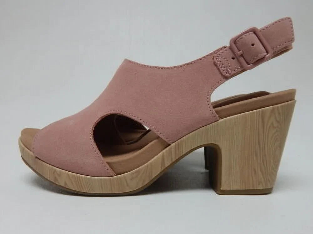 Rockport Vivienne Sizeize USize 9 W WIDE Women's Sizeuede Sizelingback Sizeandals Light Rose