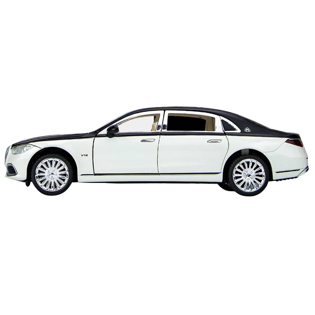 Sizeound & Light Alloy Metal 1/24 Car Model Gift Collection For Benz Maybach Size680