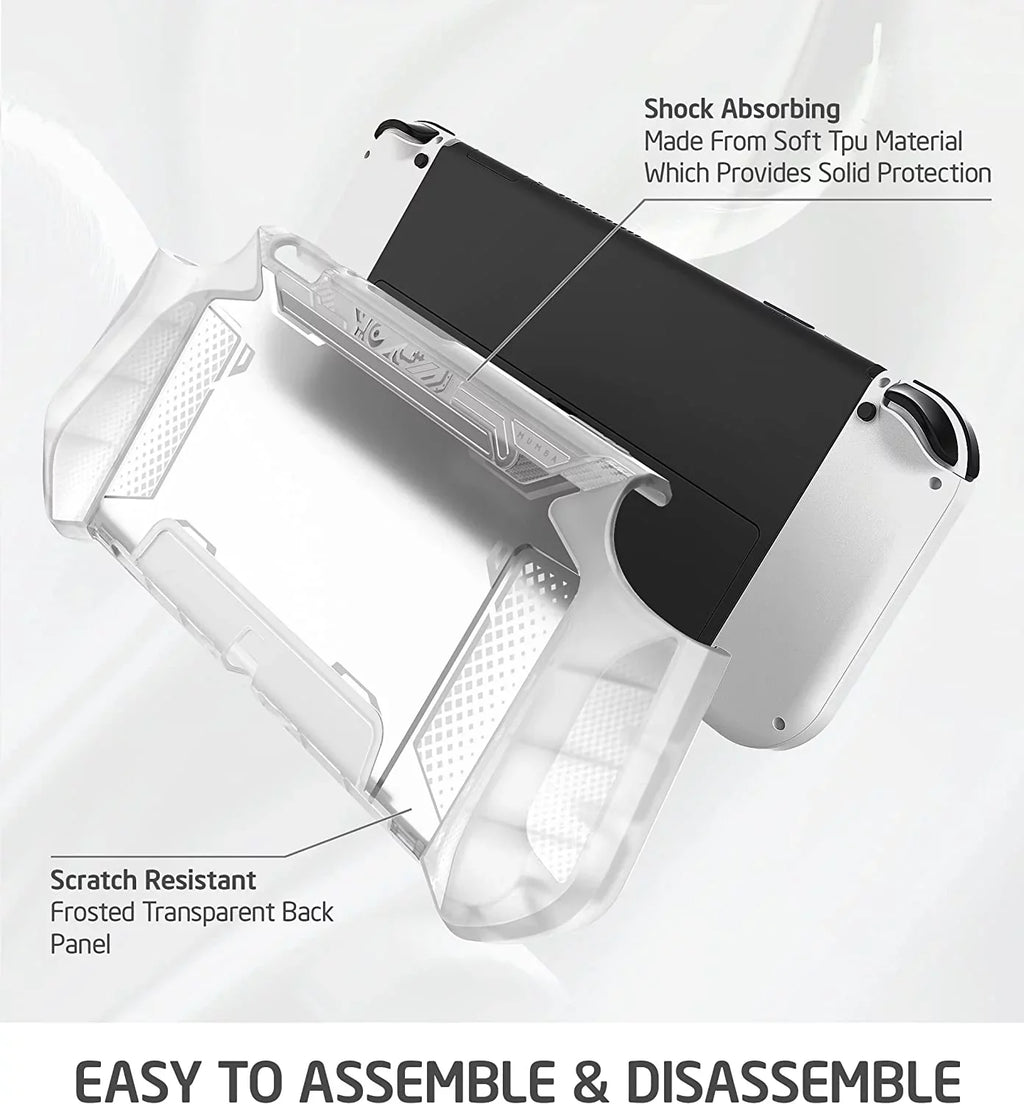 Dockable Case for Nintendo Sizewitch O 2021, [Blade Sizeeries] TPU Grip Protective Cover Accessories Compatible