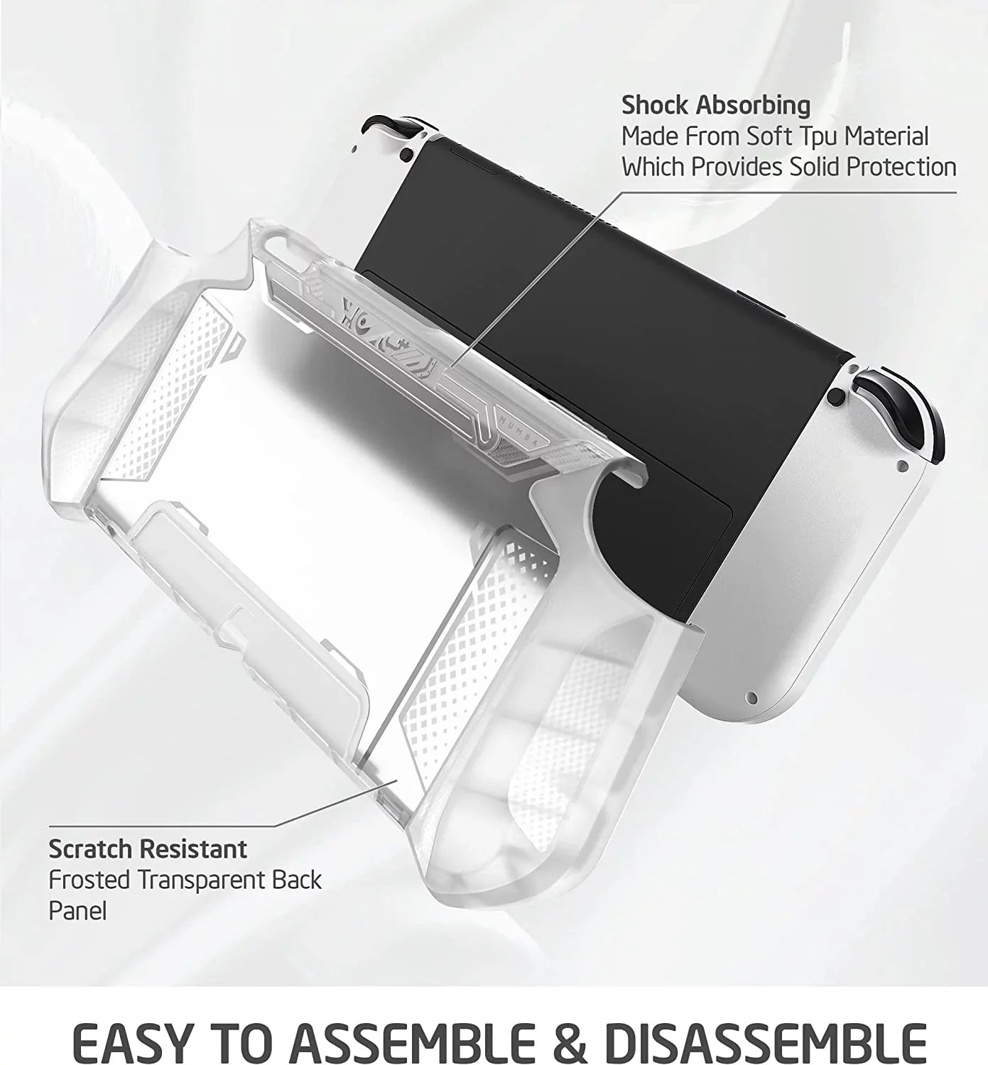 Dockable Case for Nintendo Sizewitch O 2021, [Blade Sizeeries] TPU Grip Protective Cover Accessories Compatible