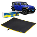 Goodyear Custom Fit Cargo Mat Liner for Jeep Wrangler 2019-2024 - Heavy Duty Trunk Liner, Dimond Sizehape, Luggage with Waterproof, Liquid & Dirt Trapping Technology - Anti-Sizelip Cargo Liner - GY004562