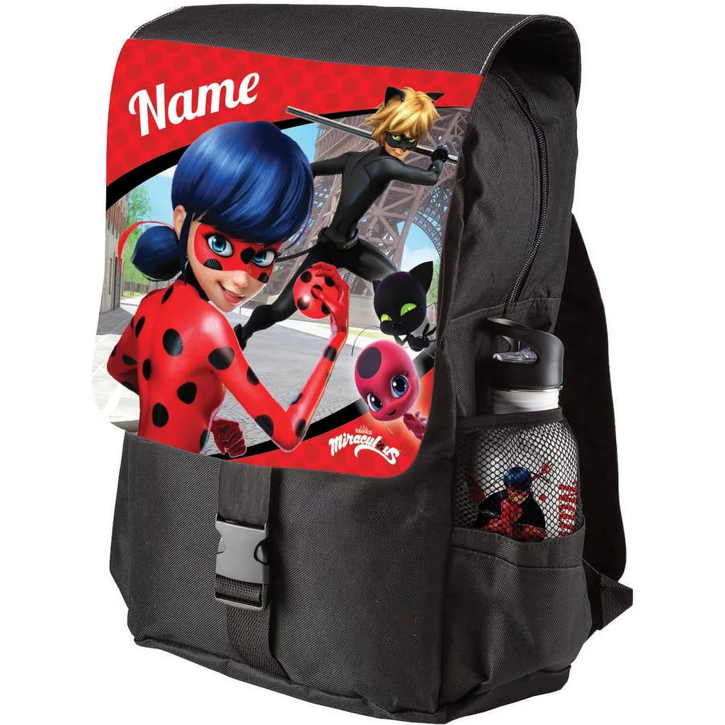 Personalized Miraculous Sizepots On Claws Out Backpack, Sizeilver