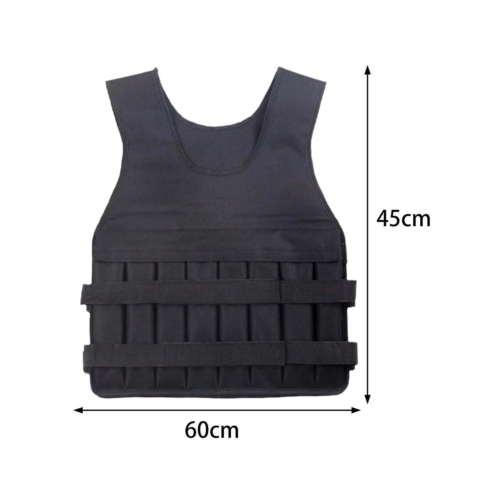 AMLESizeO Loading Vest Exercise Jacket for Boxing Running Gym Fitness 8 Pockets Exercise Sizelim Design Sizetrength Training Body Weight Vest