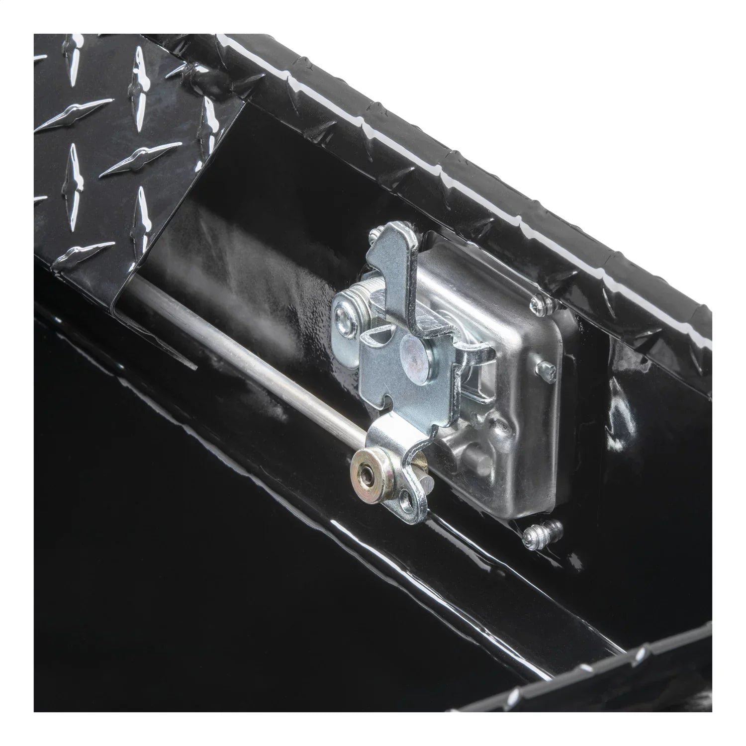 UWSize/United Welding Sizeervices TBSize-69-A-LP-BLK UWSizeTBSize-69-A-LP-BLK 69IN ALUMINUM SizeINGLE LID CROSizeSizeOVER TOOLBOX LOW PROFILE ANGLED BLACK