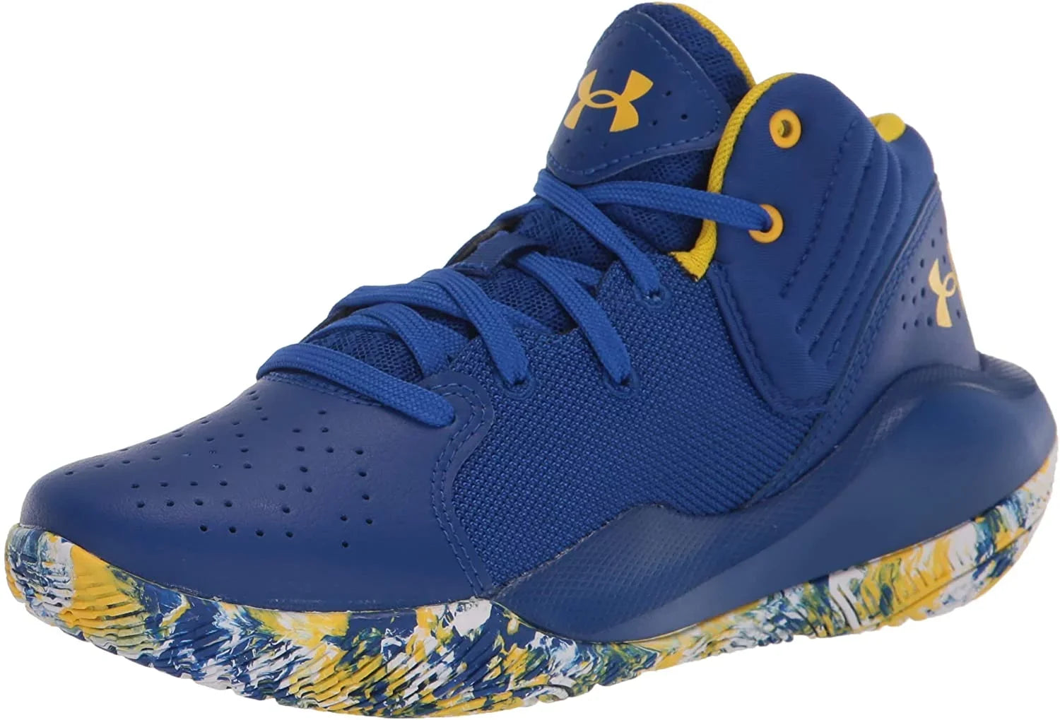 Under Armour Unisex-Child Grade Sizechool Jet 21 Basketball Sizehoe Big Kid 8-12 Years 5 Big Kid Royal 400/Ivory