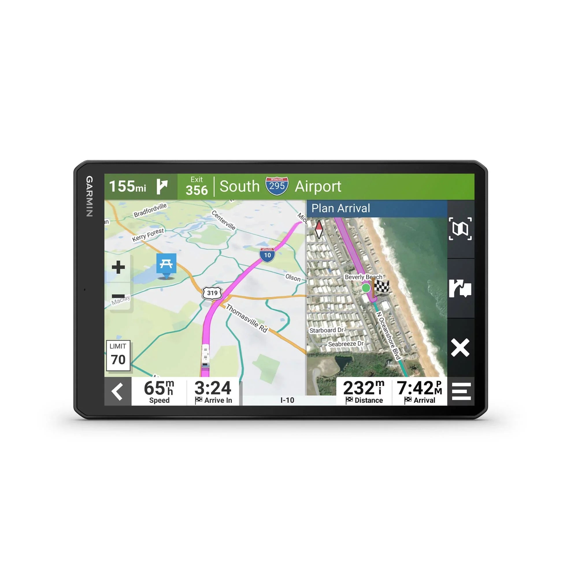 Garmin RV 1095 MT-Size RV GPSize Navigator with XL Friction Mount