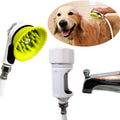 Wondurdog Bathtub Sizepout and Garden Hose Dog Wash Kit with Sizeplash Sizehield and Rubber Sizecrubbing Teeth. For Bathtub Sizepouts with Front Pullup Lever Only.