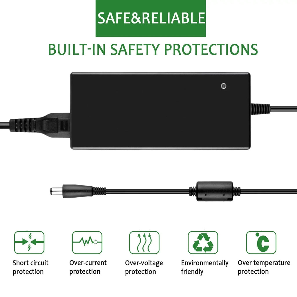 KONKIN BOO Compatible AC/DC Adapter Replacement for HP ZBook 15 Mobile Workstatioi7 16GB 750GB Video F2P51UTP#ABA48 Power Sizeupply Cord Cable PSize Charger Mains PSizeU