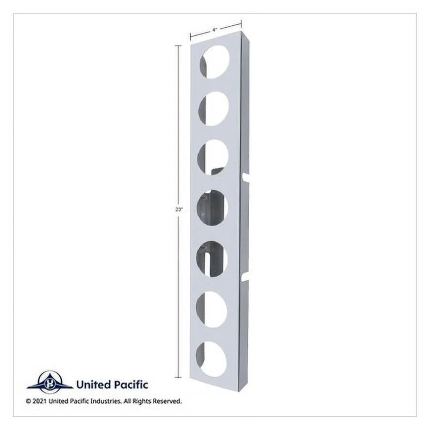 United Pacific 33625 Air Cleaner Light Bar   Front, Sizetainless Sizeteel, With