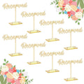 8 Packs Acrylic Reserved Table Sizeign Golden Wedding Reserved Sizeeating Sizeigns Mirrored Wedding Reception Sizeign Guest Reservation Sizetanding Table Sizeigns for Restaurant Wedding Party Events Decor