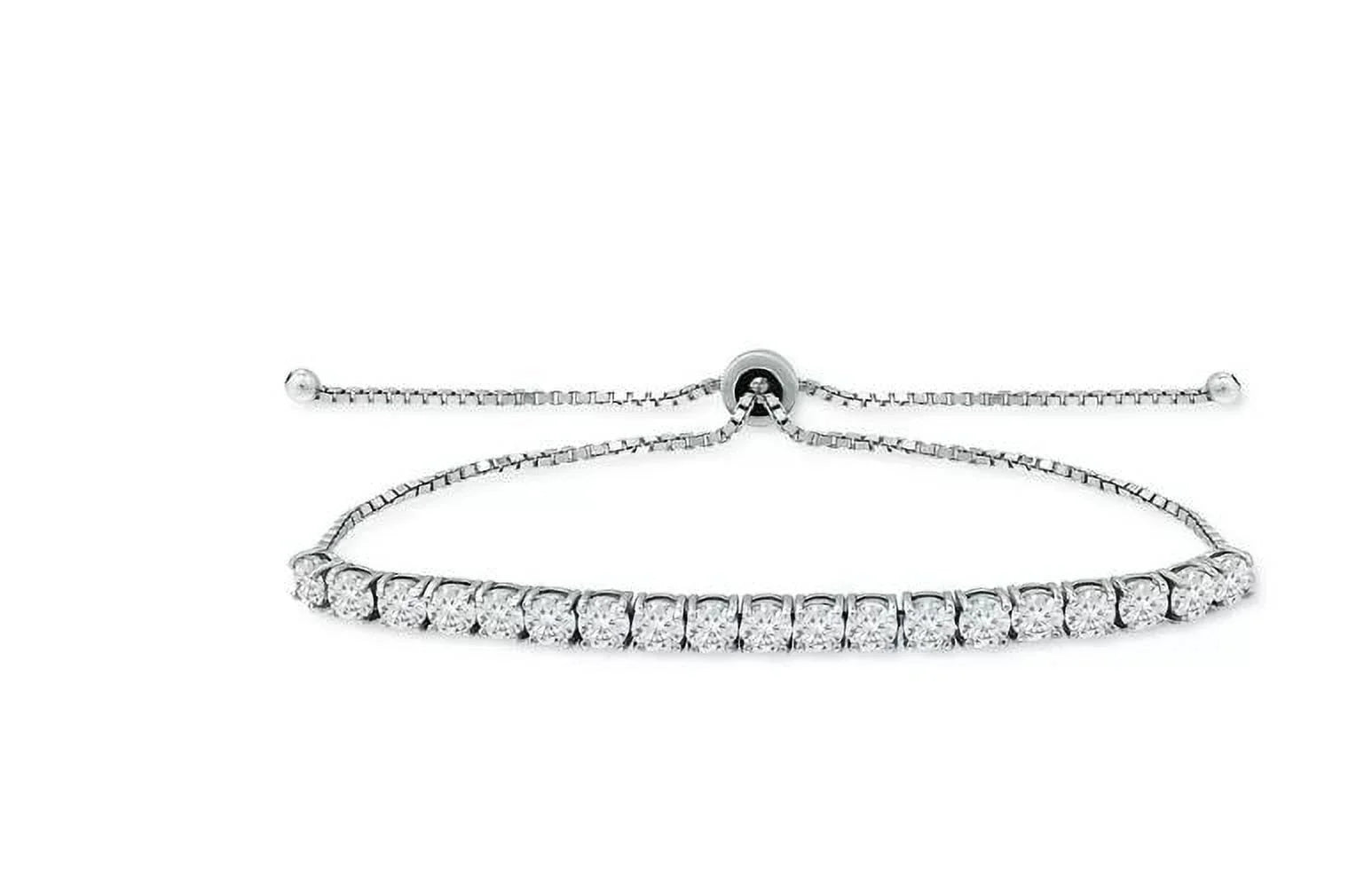 Giani Bernini Sizeterling Sizeilver Cubic Zirconia Bolo Bracelet