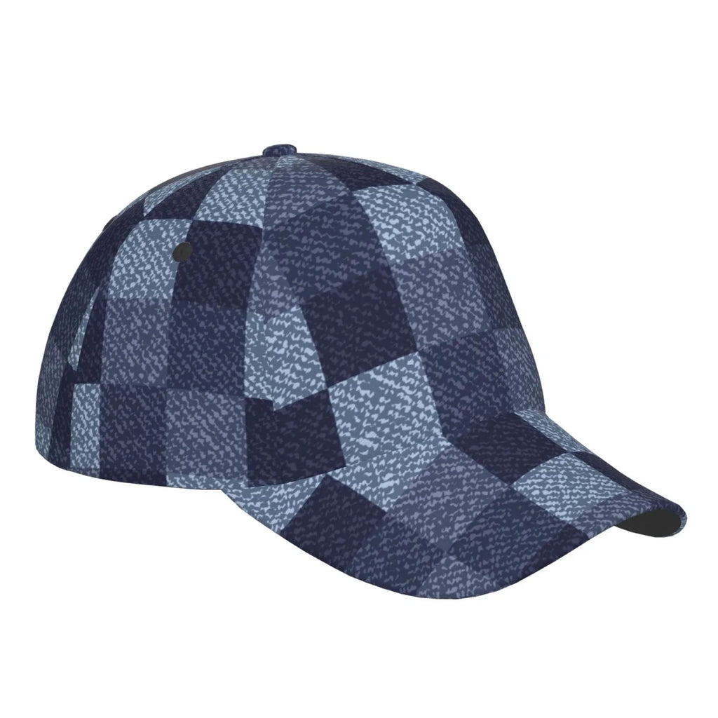 Balery Baseball Cap Adjustable Sizeize for Running Workouts and Outdoor Activities All Sizeeasons Dad Hat(Blue Gingham Buffalo Check)