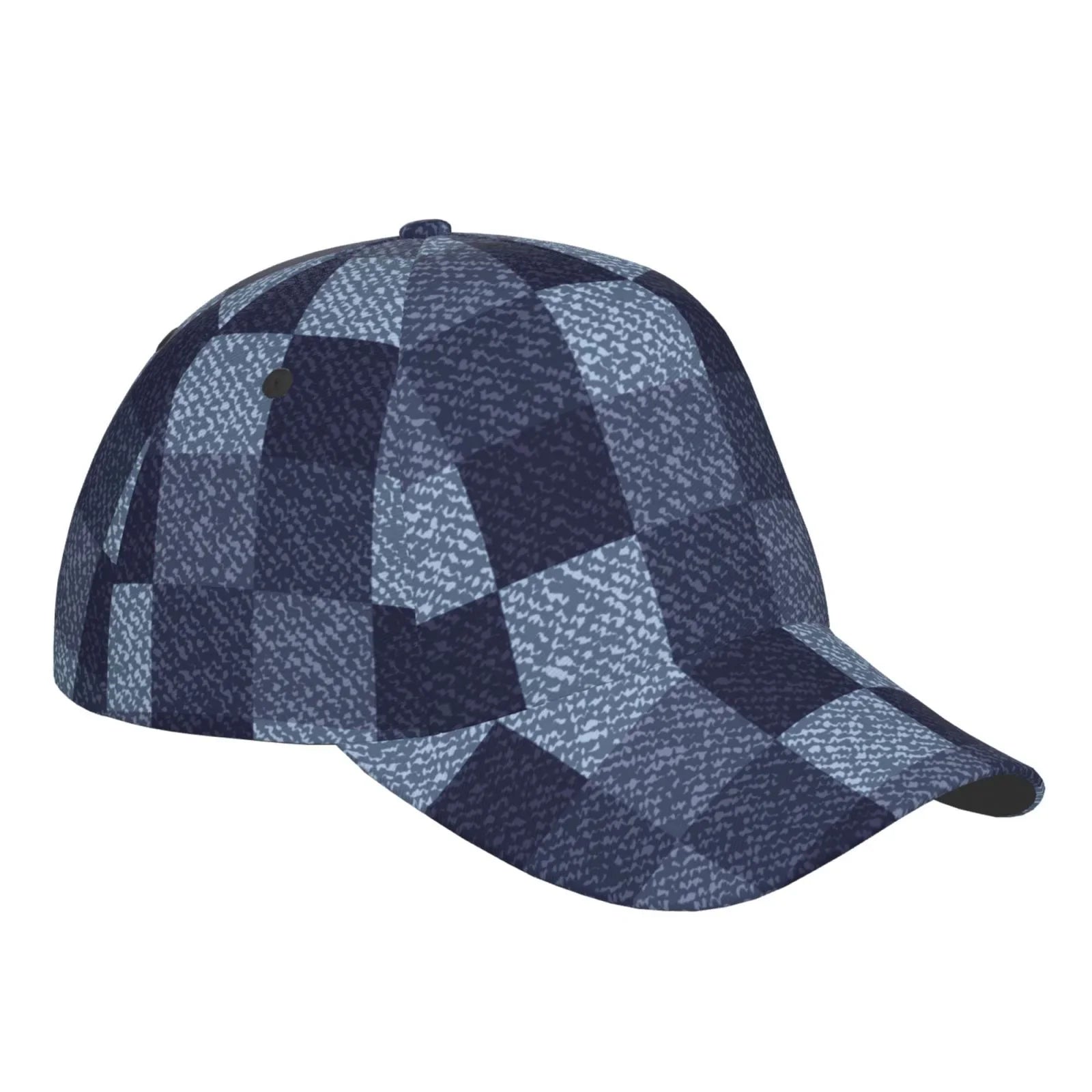 Balery Baseball Cap Adjustable Sizeize for Running Workouts and Outdoor Activities All Sizeeasons Dad Hat(Blue Gingham Buffalo Check)