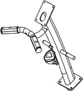 Console Mast Sizeet Works W Horizon Fitness CE4.1 - EP533 Elliptical