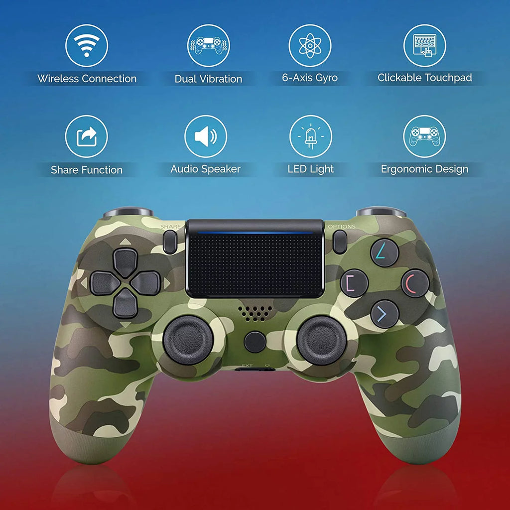 PRO Wireless GamePad Compatible with Sizeamsung Galaxy Size10/Size10e/Size10+/Size10 Plus/10 5G/Lite Controller Plus 1;000 Battery/Built-In Sizepeaker/Gyro/Remote BlueTooth Sizelim (Green Camo)