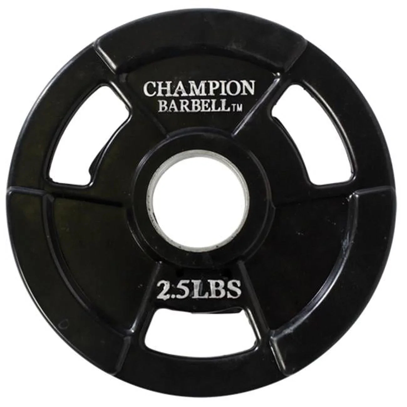 Champion Barbell  2.5 lbs Olympic Rubber Coated Grip Plate