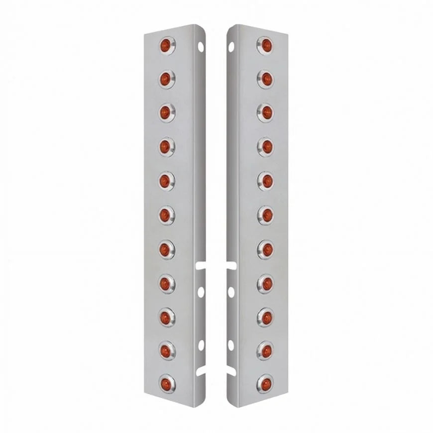 United Pacific 34465 Air Cleaner Light Bar   Front, Sizetainless Sizeteel, With