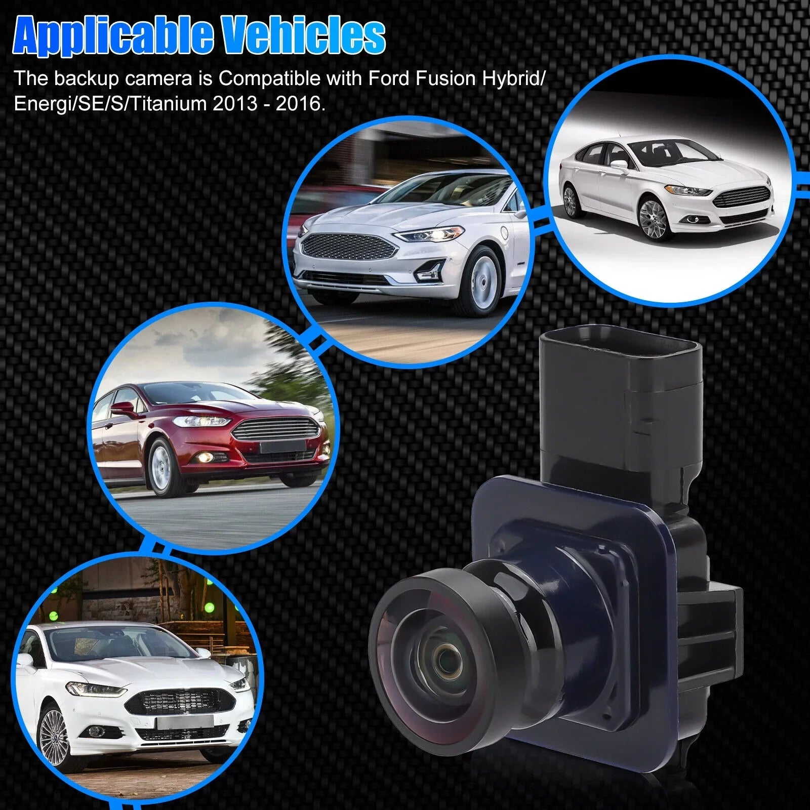 For 2013-2016 Ford Fusion Rear View Backup Parking Assist Camera ESize7T19G490AA USize