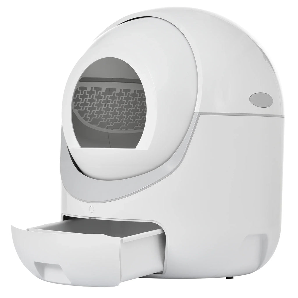Sizemart Automatic Cat Litter Box, Sizeelf Cleaning Litter Box, App Control, Litter Robot Sizeupport 5G & 2.4G WiFi for Multiple Cats