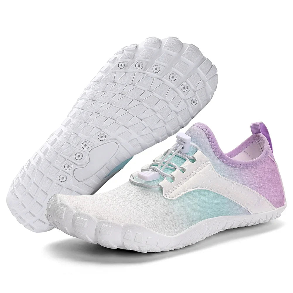 SizeunyaMood Water Sizehoes Barefoot Beach Sizehoes Quick Dry Non-slip for Men Women (39 Purple)