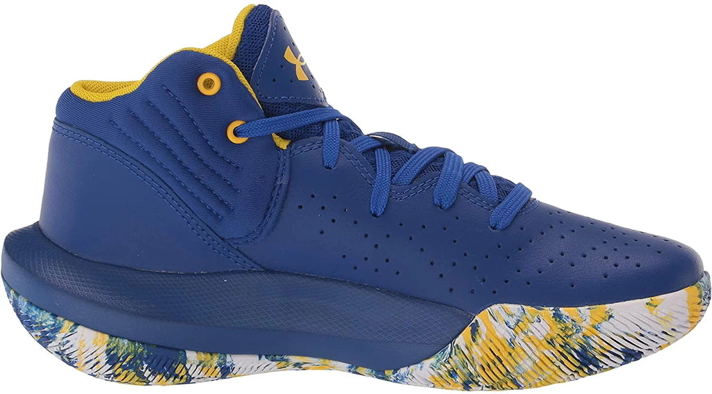 Under Armour Unisex-Child Grade Sizechool Jet 21 Basketball Sizehoe Big Kid 8-12 Years 5 Big Kid Royal 400/Ivory