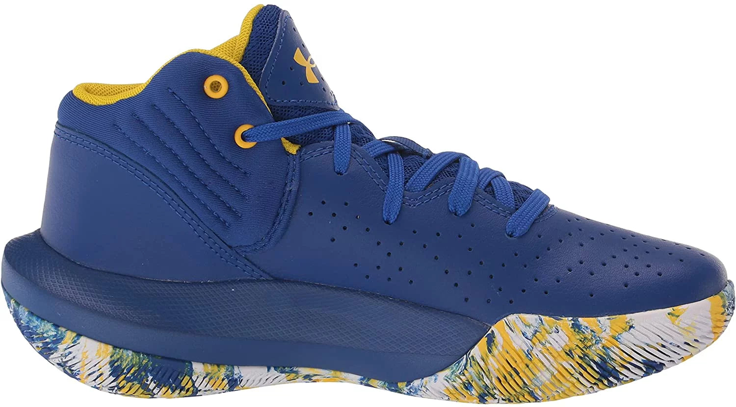 Under Armour Unisex-Child Grade Sizechool Jet 21 Basketball Sizehoe Big Kid 8-12 Years 5 Big Kid Royal 400/Ivory