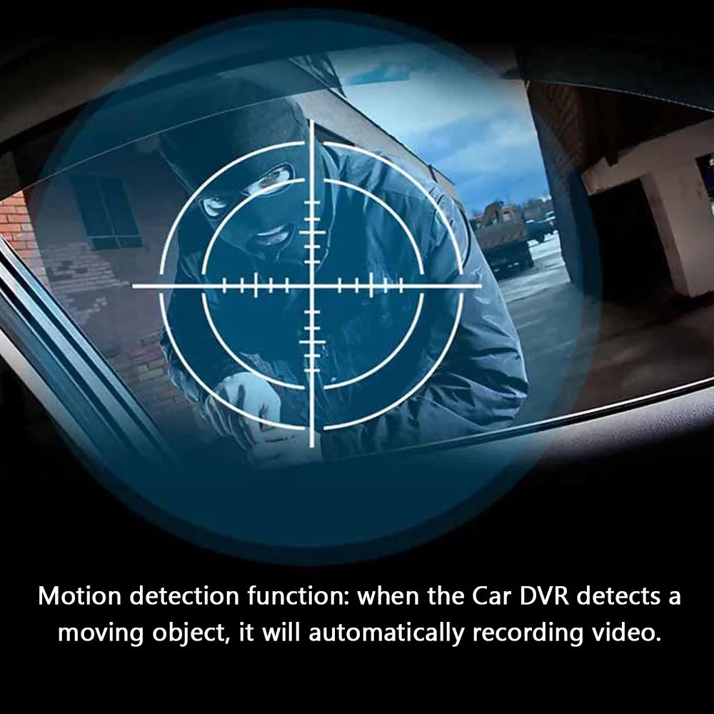Meterk Multi-language Dual Lens Car Video Recorder Auto Dash Cam Car Recorder Night Viewing Loop Recording DVR 170 Degree Wide Angle Car Camcorder