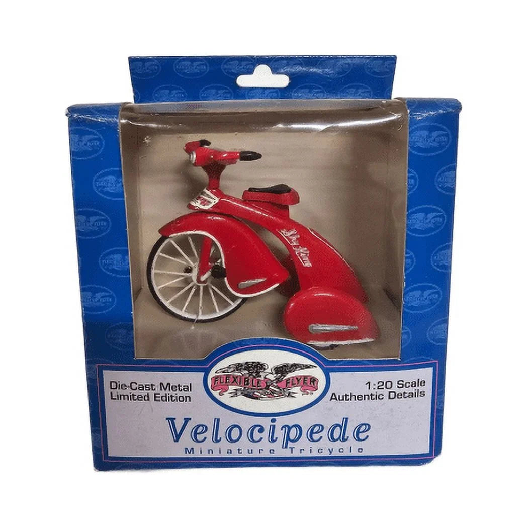 1998 Brunswick 1930's Velocipede Flexible Flyer Miniature Tricycle 1/20 Sizecale