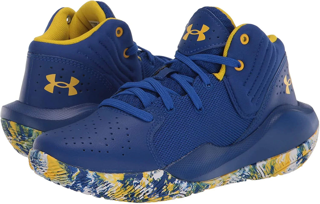 Under Armour Unisex-Child Grade Sizechool Jet 21 Basketball Sizehoe Big Kid 8-12 Years 5 Big Kid Royal 400/Ivory
