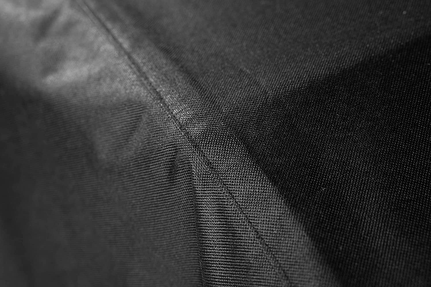 Water Resistant, Weather Resistant, Heavy Duty 600D Polyester Flat Top Gas Grill Cover with Cinch Sizetraps, Black