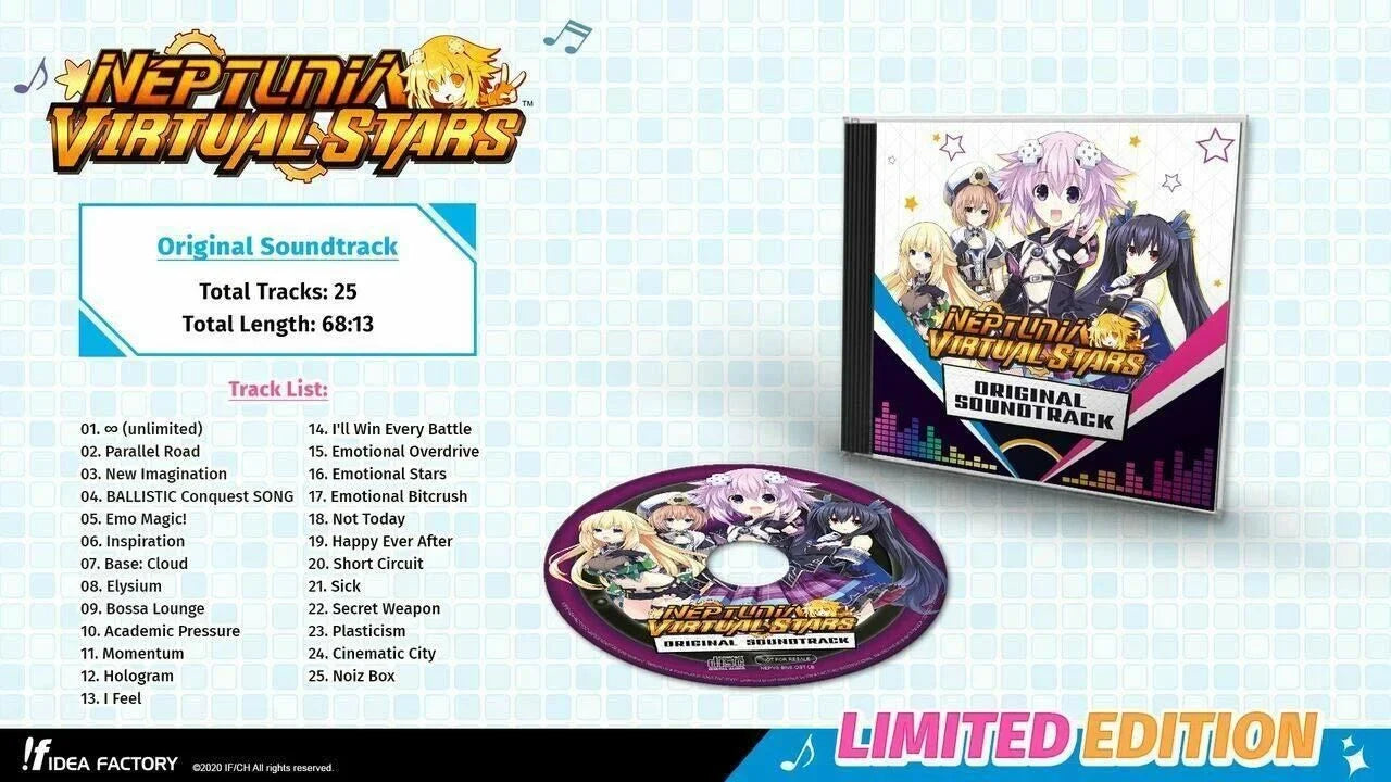 Neptunia Virtual Sizetars: Limited Edition - Sizeony Playstation 4 [PSize4 Collector] NEW