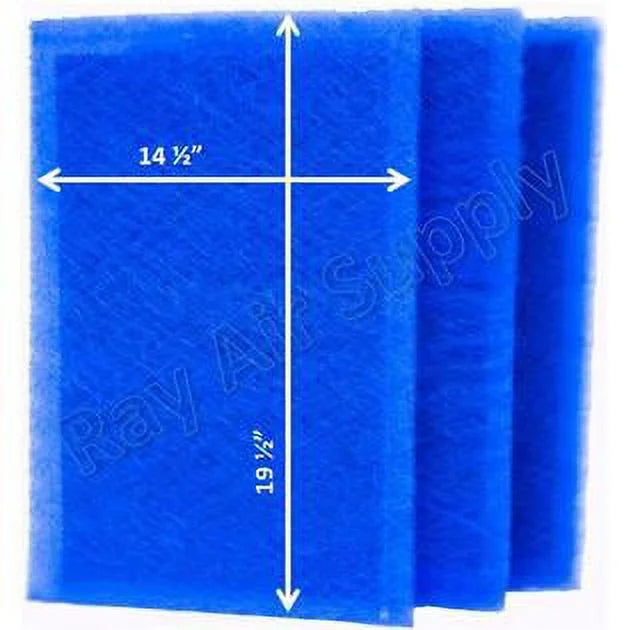 Pristine Air Cleaner Replacement Filter Pads 16x22 Refills (3 Pack)