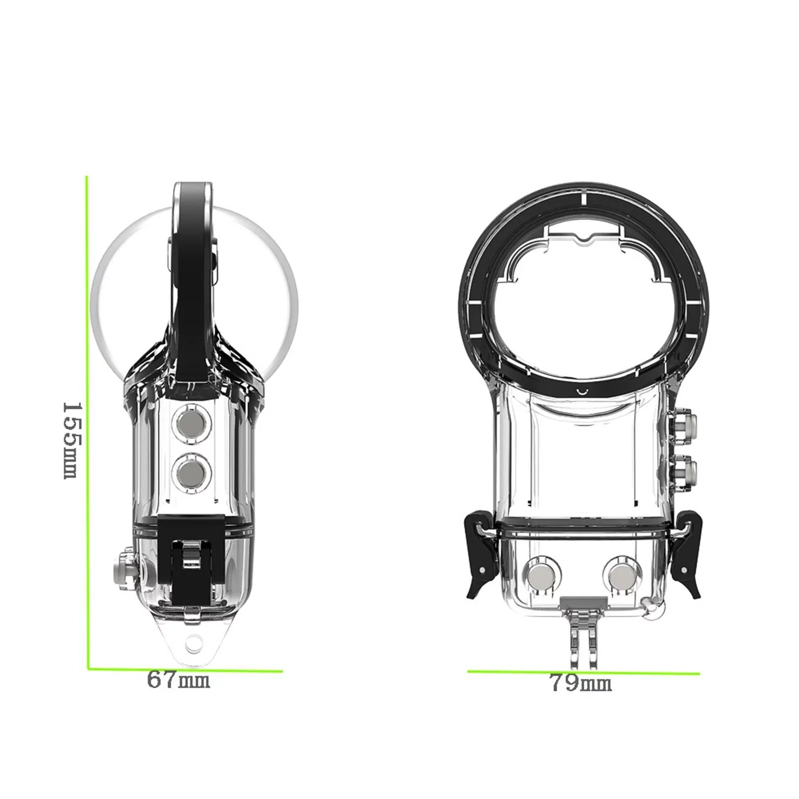 era Waterproof Housing Case for 360 x3 Diving Housing Quick Release