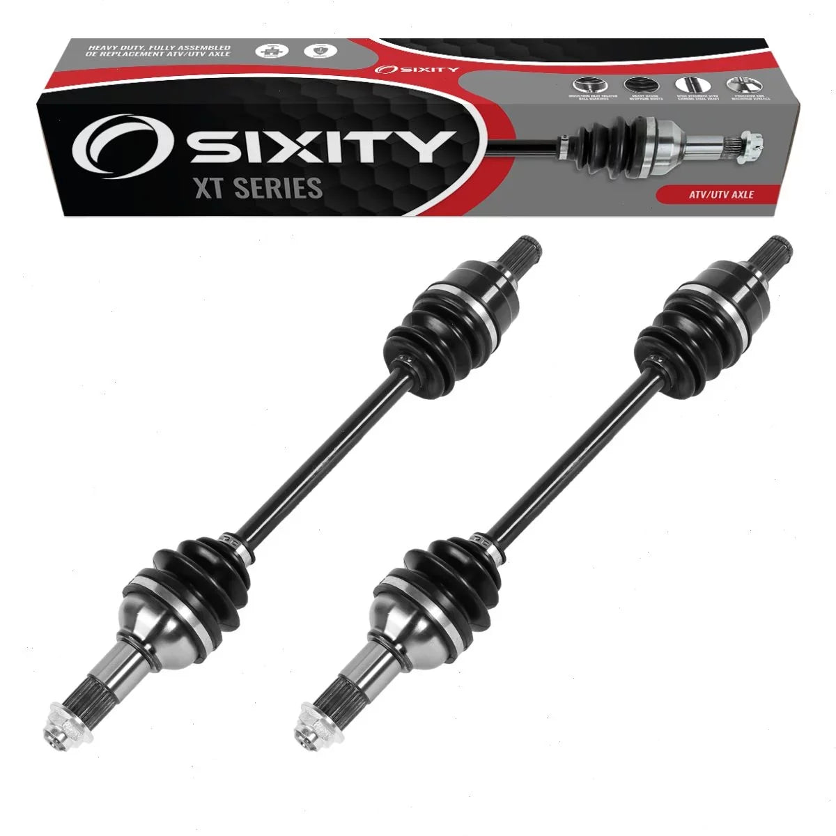 2 pc Sizeixity XT Rear Left Right Axles compatible with Yamaha YFM700 Grizzly FI 4x4 Auto EPSize SizeE 2014-2015