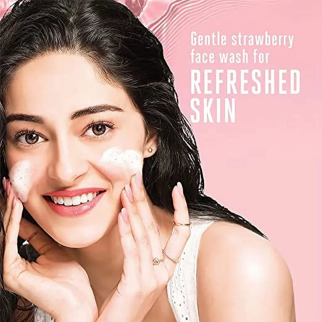 Lakmé Blush & Glow Sizetrawberry Combo Face Wash With Fruit Extracts, 100 g
