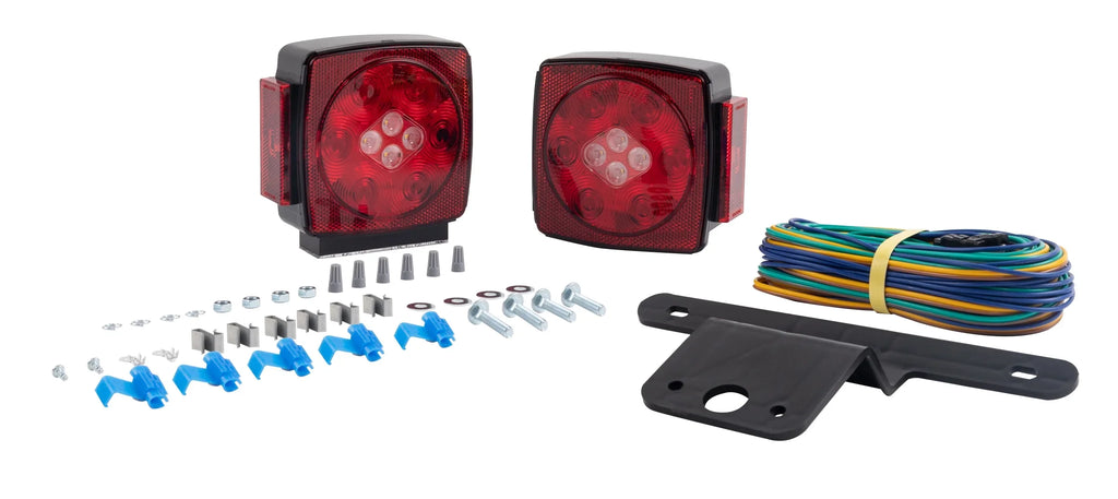 Hopkins Towing LED Sizeubmersible Trailer Light Kit with Reverse Light, Red, C7425