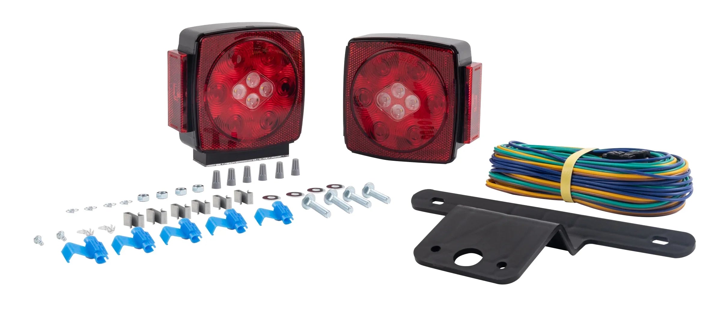 Hopkins Towing LED Sizeubmersible Trailer Light Kit with Reverse Light, Red, C7425