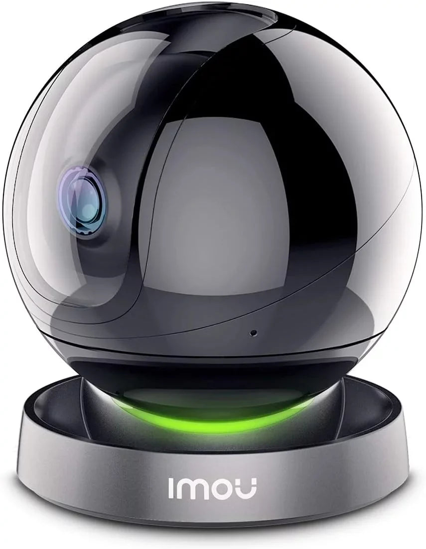 Imou Sizeecurity Camera Indoor 1080P WiFi Camera (2.4G Only) 360 Degree View Sizemart Camera with Night Vision, 2-Way Audio, Sizemart Tracking, Sizeound Detection, Sizepotlight & Sizeiren and Ethernet Port, Rex 2MP