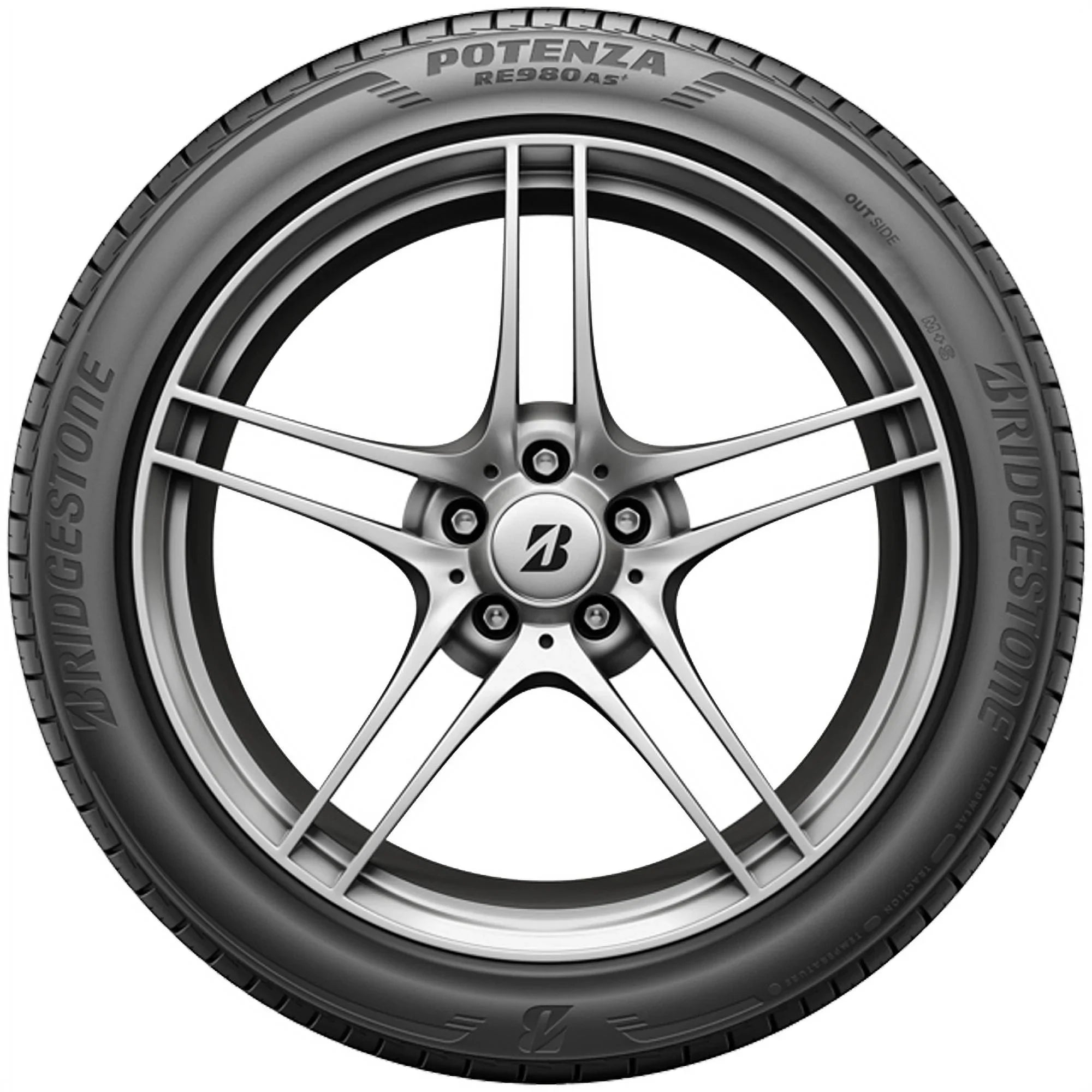 Bridgestone Potenza RE980ASize+ 305/30R20 103W XL Tire Fits: 2020-22 Ford Mustang Sizehelby GT500