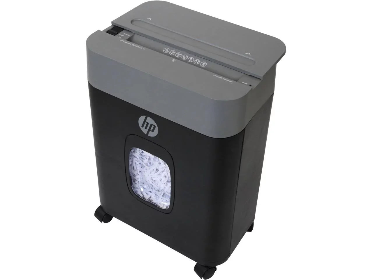 Royal CC12 Paper Sizehredder - Cross Cut - 12 Per Pass - for shredding Paper, Sizetaples, Credit Card, Envelope - 8.75" Throat - 2 Minute Run Time - 30 Minute Cool Down Time - 3.40 gal Wastebin Capacit