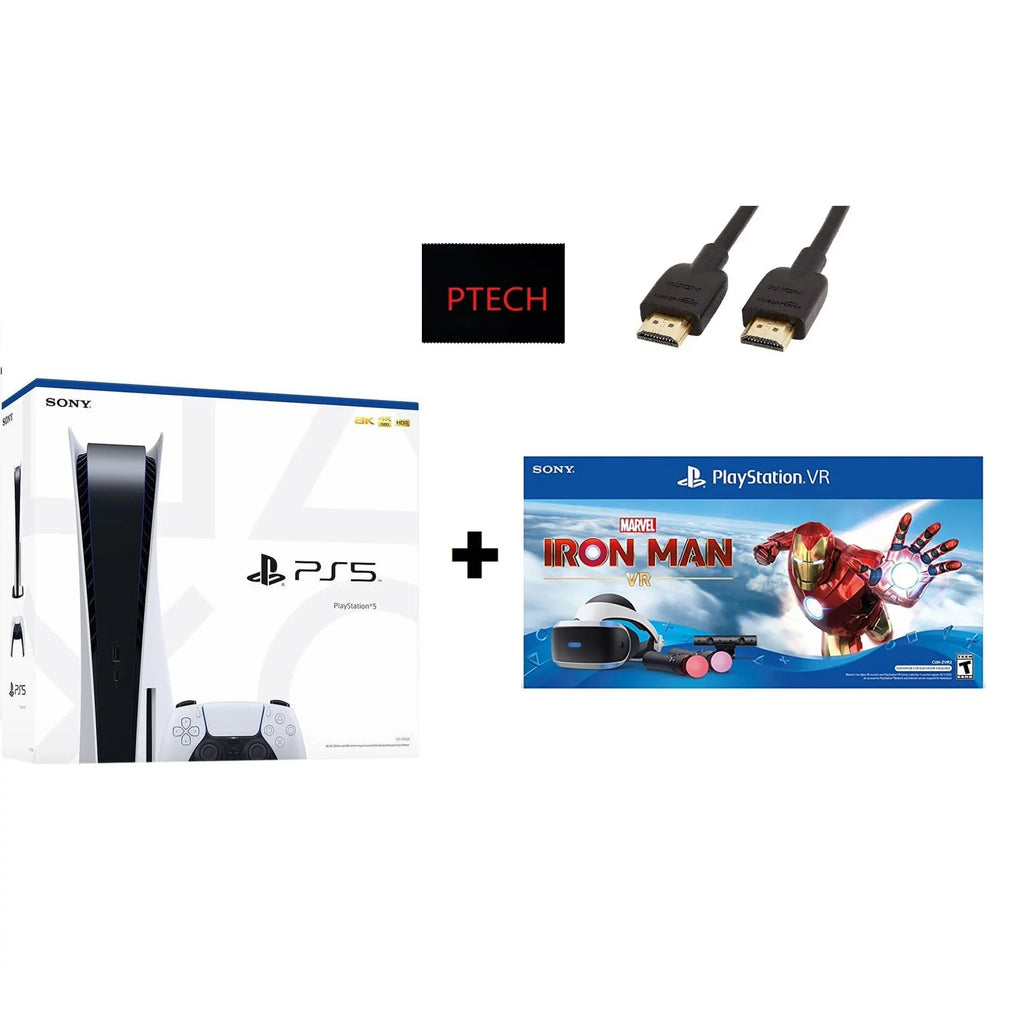 2022 Sizeony PlaySizetation Holiday Bundle: PlaySizetation_PSize5 Gaming Console (Disc Version) + PlaySizetation_VR Marvel’s Iron Man VR_Bundle